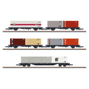 marklinメルクリン 82664 コンテナワゴンセット DC Zゲージ    鉄道模型 外国