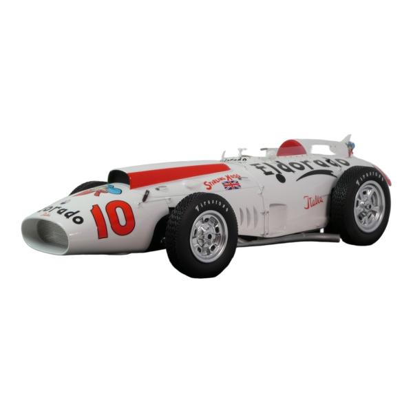Maserati Tipo 420/M/58 Eldorado 1958 ホワイト #10 Mase...