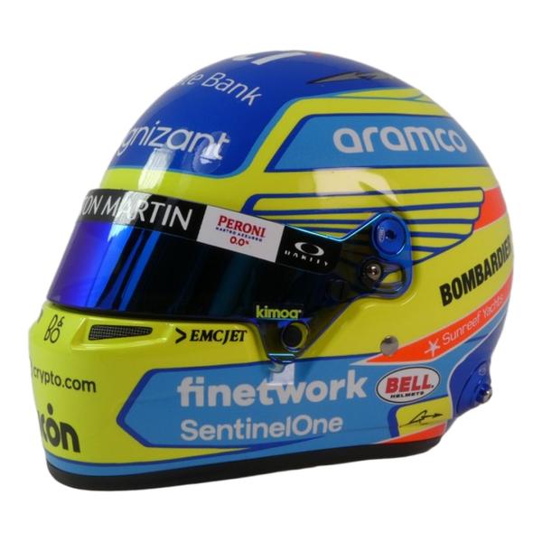 Fernando Alonsoフェルナンドアロンソ ヘルメット 2023 イエロー / MINI H...