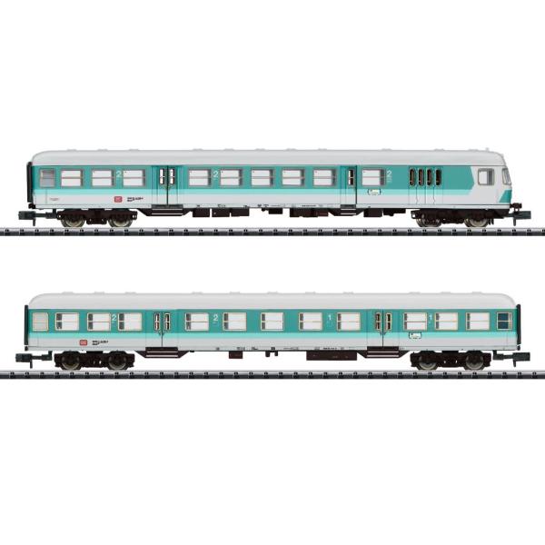 Minitrix 15467BDmrzf 784.2 &amp; ABnrzb 772.3 DC 電車セット...