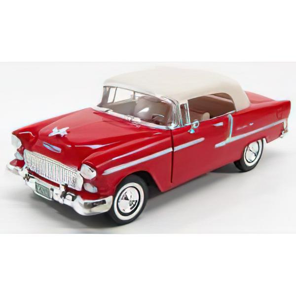 CHEVROLET  BEL AIR CABRIOLET CLOSED 1955 - RED CRE...