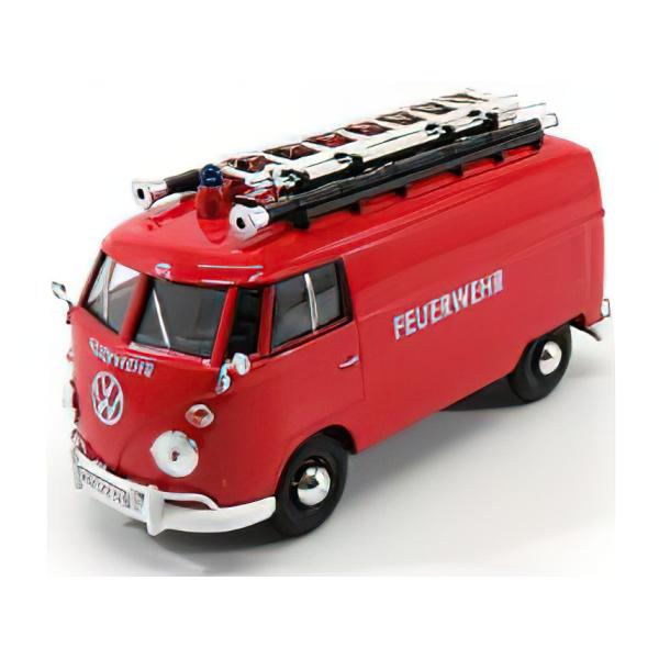 VOLKSWAGEN  T1 TYPE 2 VAN FEUERWEHR 1962 - RED/Mot...