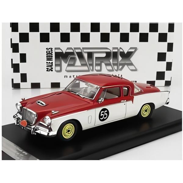 【予約】STUDEBAKER パワーホーク #55 チューリップラリー 1956 レッド/ホワイト/...