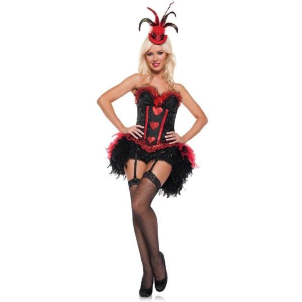 キャバレー　ショーガール　アダルトコスチューム 2点セット イベント仮装コスチューム コスプレ・ハロ...