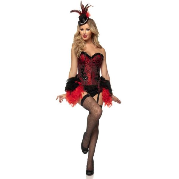 バーレスク　ショーガール アダルトコスチューム　2点セット イベント仮装コスチューム コスプレ・ハロ...