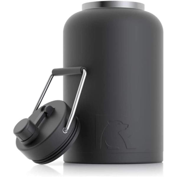 RTIC ジャグ 水差し 水筒 1ガロン ブラック マット 真空保温 大型 ハンドル付き 12カラー