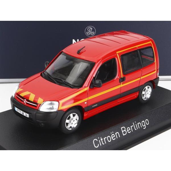 CITROEN BERLINGO 消防士 2004 レッドイエロー / Norev 1/43 ミニカ...