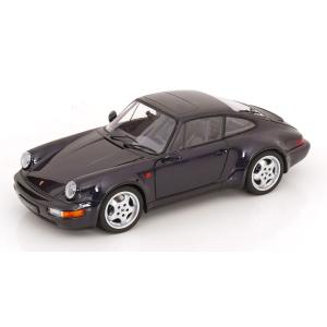 ポルシェ911 964 カレラWTL 1993 パープルメタリック / Norev 1/18 ミニカ...