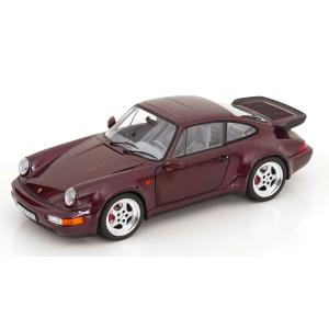 ポルシェ911 964 ターボ3.6 1993 パープルメタリック / Norev 1/18 ミニカ...