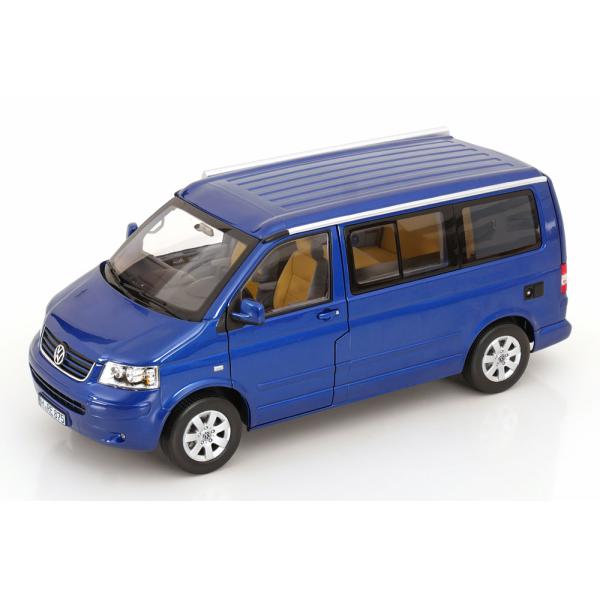 VW T5 バス 2003 ブルーメタリック / Norev 1/18 ミニカー