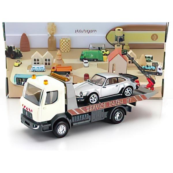 RENAULT レッカー車 + PORSCHE 911 930 ターボ 1987 Norev 1/4...