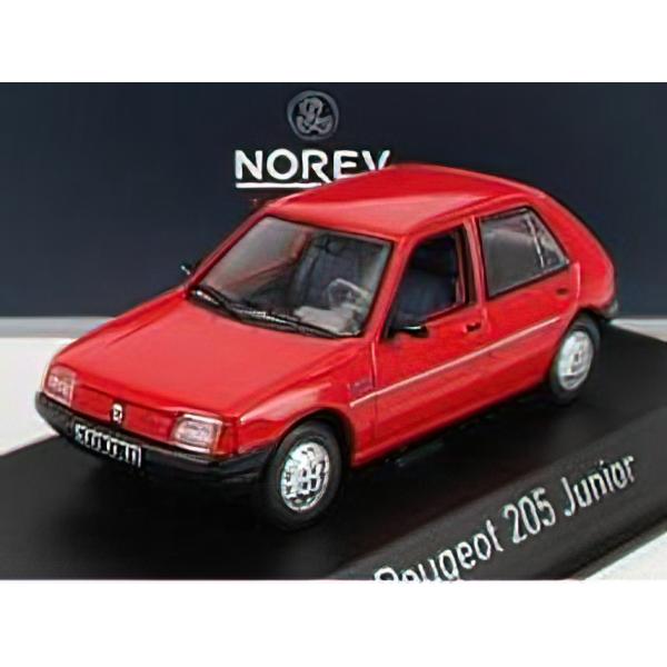 PEUGEOT - 205 JUNIOR 1988 - RED/Norev 1/43 ミニカー