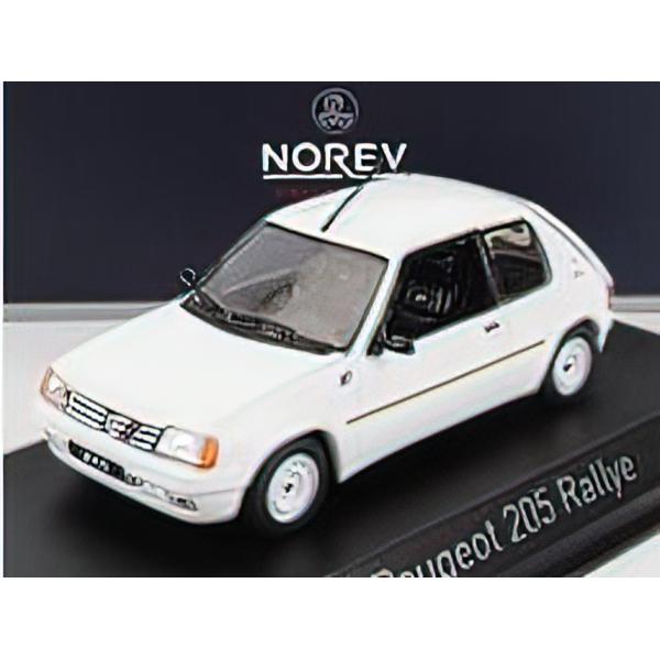 PEUGEOT - 205 1300 RALLYE 1988 - WHITE/Norev 1/43 ...