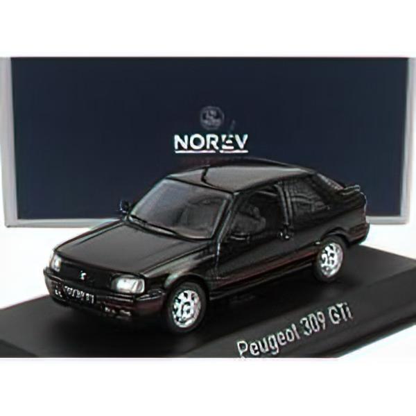 PEUGEOT - 309 GTI 1987 - BLACK/Norev 1/43 ミニカー