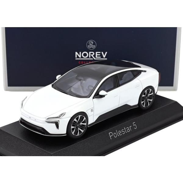 Polestarポールスター 5 2025 スノー / Norev 1/43 ミニカー
