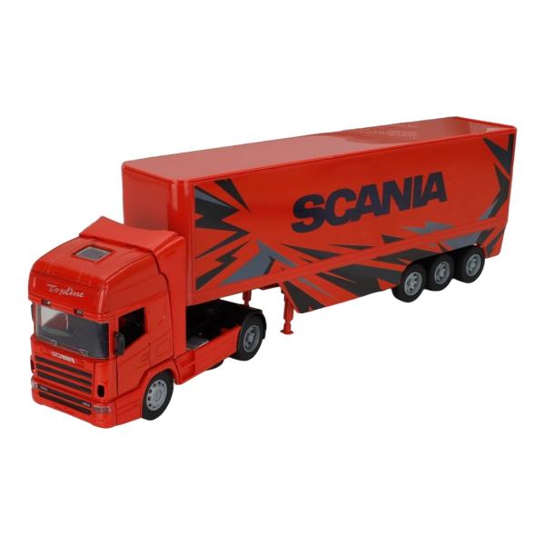 SCANIA- R124/400 TRUCK CASSONATO 2000 - ORANGE BLA...