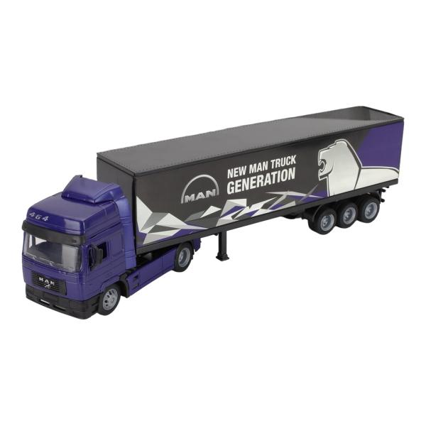MAN- F2000 TRUCK CASSONATO 1995 - BLUE BLACK
