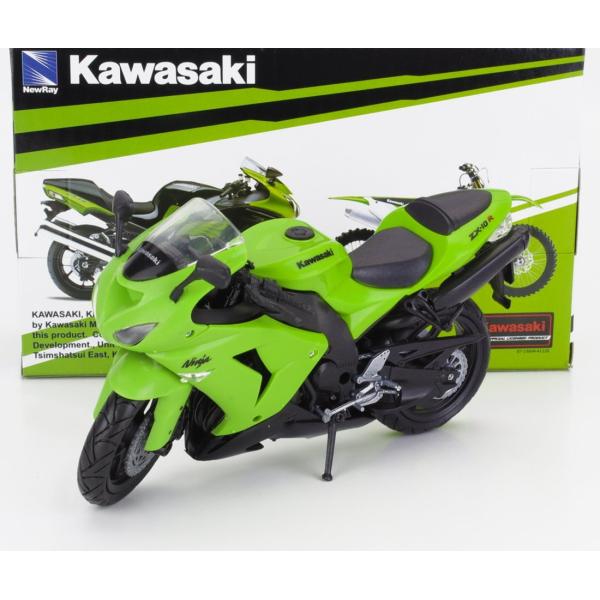 2006 Kawasaki Ninja ZX10R Green/Black NEW-RAY 1/12...