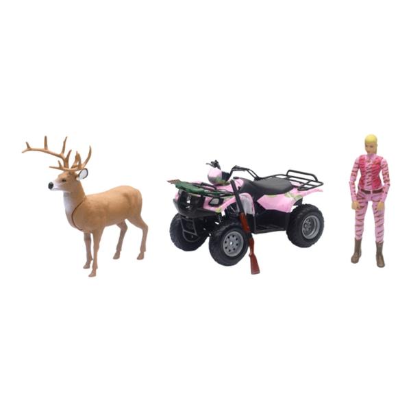 Suzukiスズキ ATV Deer Hunting Playset Pink / NEW-RAY ...