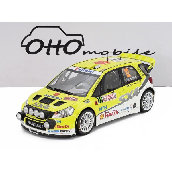 Suzuki SX4 WRC ナイトバージョン #12 ラリーモンテカルロ 2008 イエロー ホワ...