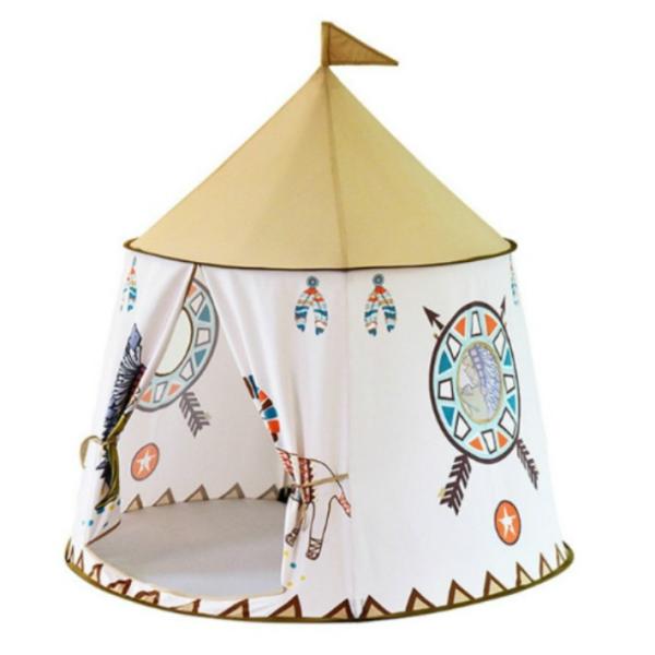 北欧風キッズテント 子供 部屋  折りたたみ式 男の子 女の子  秘密基地 収納バッグ付き ワンタッ...