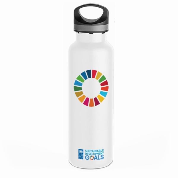 UNDP 国連本部限定 SDG Thermal Bottle水筒マイボトル 保温 保冷 UN 正規品