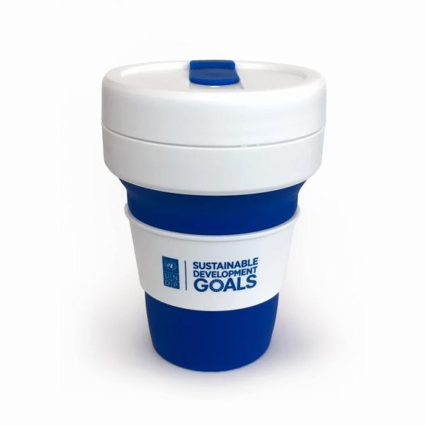 UNDP 国連本部限定 SDGs 折りたたみトラベルカップ旅行用　リサイクル エコ