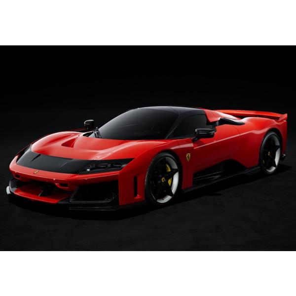【予約】FERRARI F80 2024 カーボン/シルバーリム/レッド BBR 1/18
