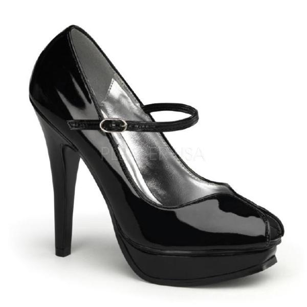 PLEASURE-02 5.25インチ(約13cm) ハイヒール パンプス エナメル メリージェーン...