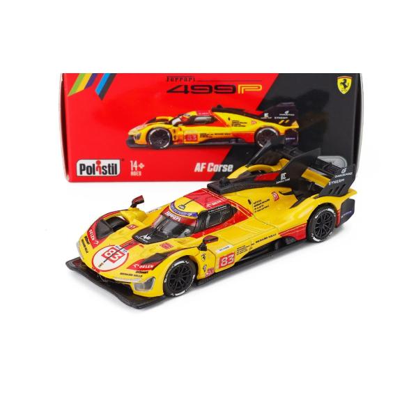 Ferrari 499P #83 24時間ルマン 2024 海外限定 POLISTIL 1/64 ミ...