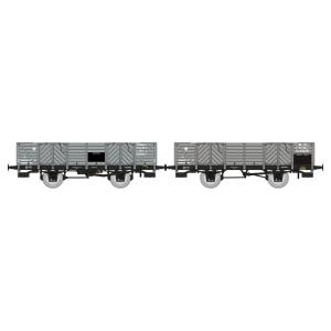 HOゲージ 鉄道模型 無蓋車 REE Modeles PLM SL TTw 2 cars 4 Por...