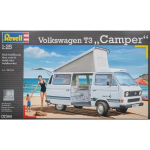 VWフォルクスワーゲン T3 Camper キャンパー 組み立てプラモキット模型 カーモデル /Revell 1/25
