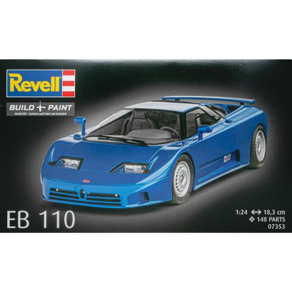 Bugattiブガッティ EB 110 組み立てプラモキット模型 カーモデル /Revell 1/2...