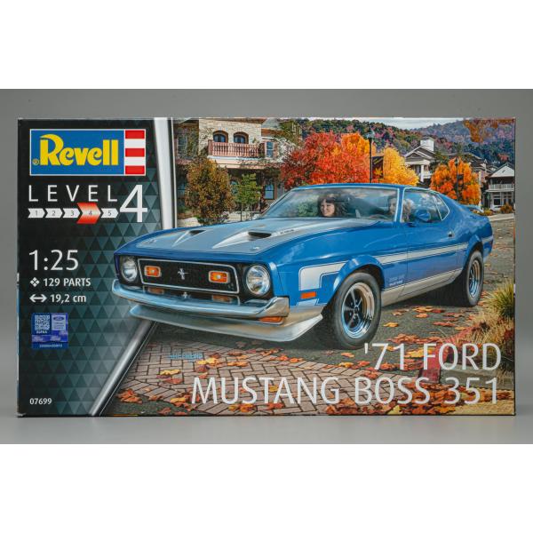 1971 Ford フォード Mustang マスタング Boss 351 組み立てプラモキット模型...