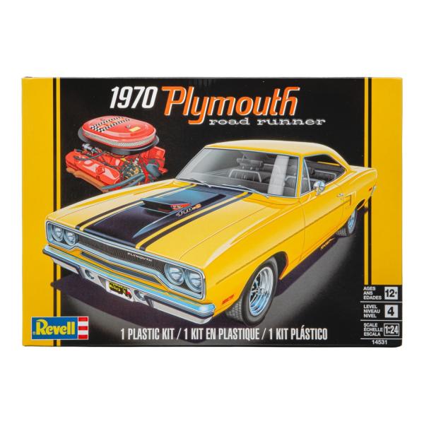 1970 Plymouth Road Runner プリムス ロードランナー 組み立てプラモキット模...