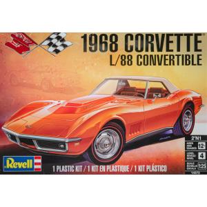 1968 Corvetteコルベット L88 Convertible 2in1 組み立てプラモキット模型 カーモデル /Revell 1/25