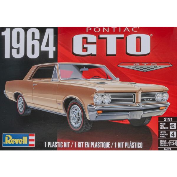 1964 Pontiac GTO ポンティアック 組み立てプラモキット模型 カーモデル /Revel...