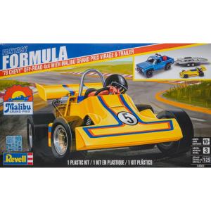1978 Chevy 4x4 Pickup Malibu Grand Prix Go-kart カープラモ Revell 1/25