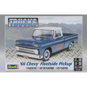 1966 Chevyシボレー Fleetside Pickup 組み立てプラモキット模型 カーモデル /Revell 1/25