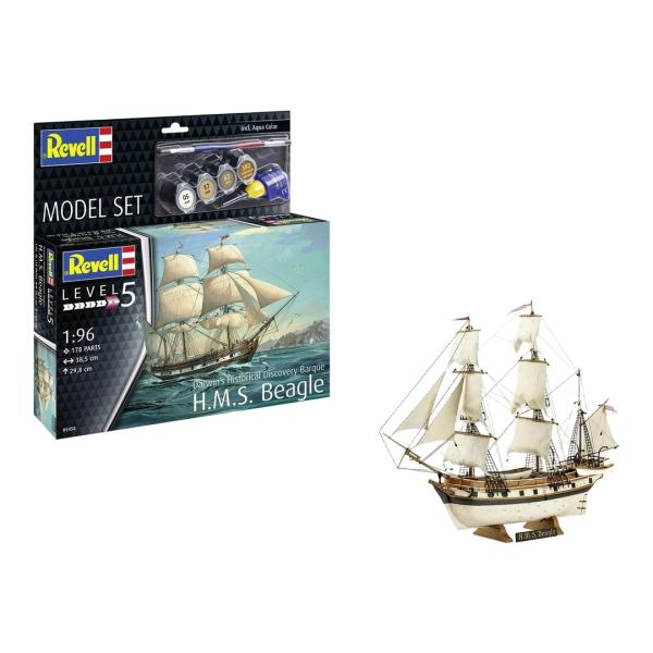 HMS ビーグル H.M.S. Beagle ダーウィン歴史的調査帆船 プラモデル / Revell...