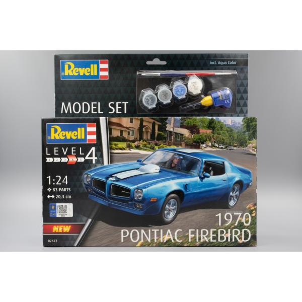 1970 Pontiac Firebird 塗料接着剤付き 組み立てプラモキット模型 カーモデル /...