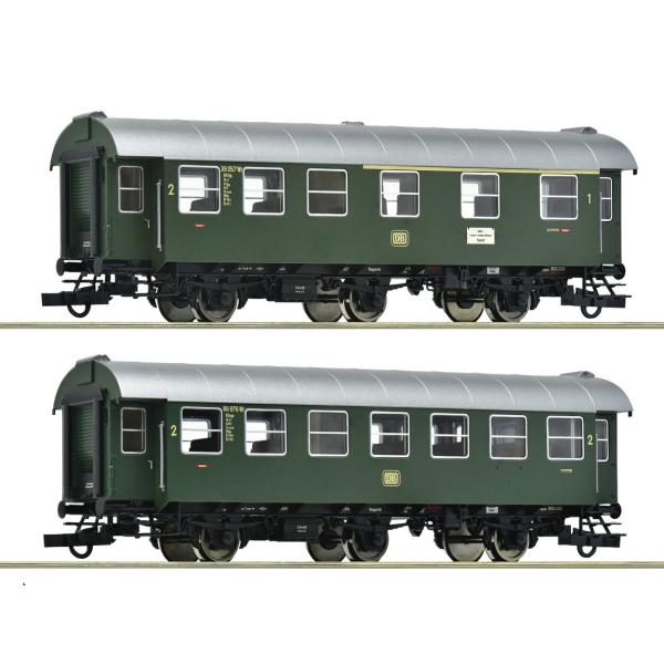 HOゲージ 鉄道模型 客車 Roco ロコ DB Umbauwagen pair 1st/2nd C...