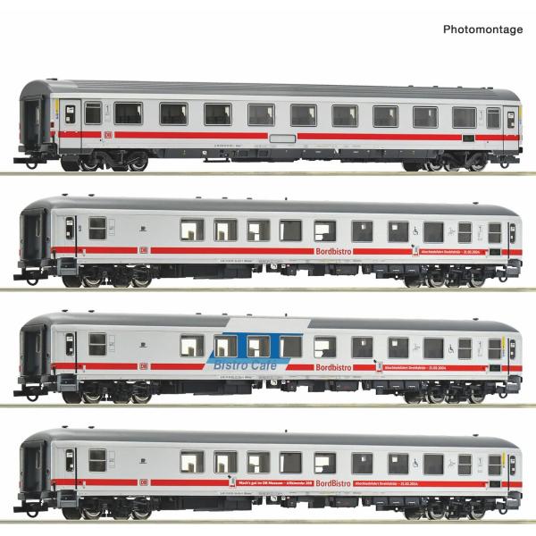 HOゲージ 鉄道模型 客車 Roco ロコ DBAG さよなら運転 4両セット Era VI DC
