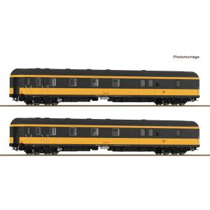 HOゲージ 鉄道模型 貨車 Roco OeBB Era V DC Bahnpostwagenset ...