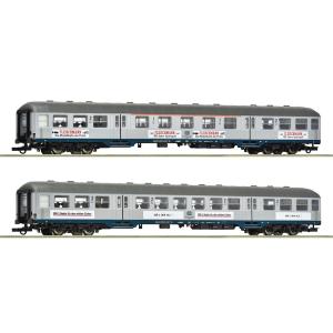 HOゲージ 鉄道模型 客車 Roco ロコ DB Silberling 2両セット Era IV D...