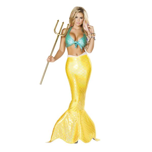 神秘的なマーメイドのコスチューム２点セット Roma Costumeローマコスチューム セクシー コ...