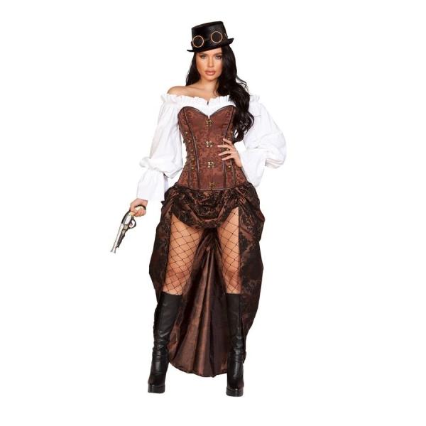 マシナリー スチームパンク６点セット ハロウィン コスチューム 仮装 大人女性レディース