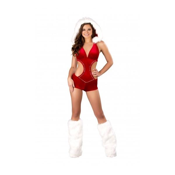 C164 ホリデービクセン　サンタ /Roma Costumeローマコスチューム コスプレ衣装　(ク...