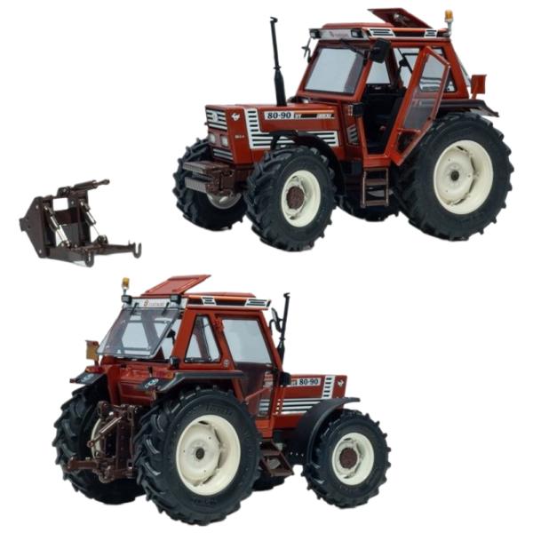 【予約】FIAT 80-90 トラクター スーパーコンフォートキャブ 4WD HI 1997 ブラウ...