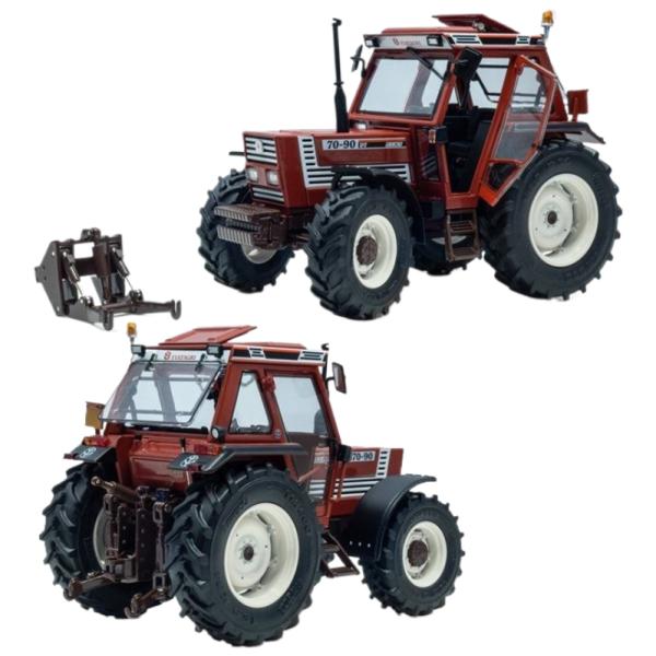 【予約】FIAT 70-90 トラクター スーパーコンフォートキャブ 4WD 1997 ブラウン/ ...